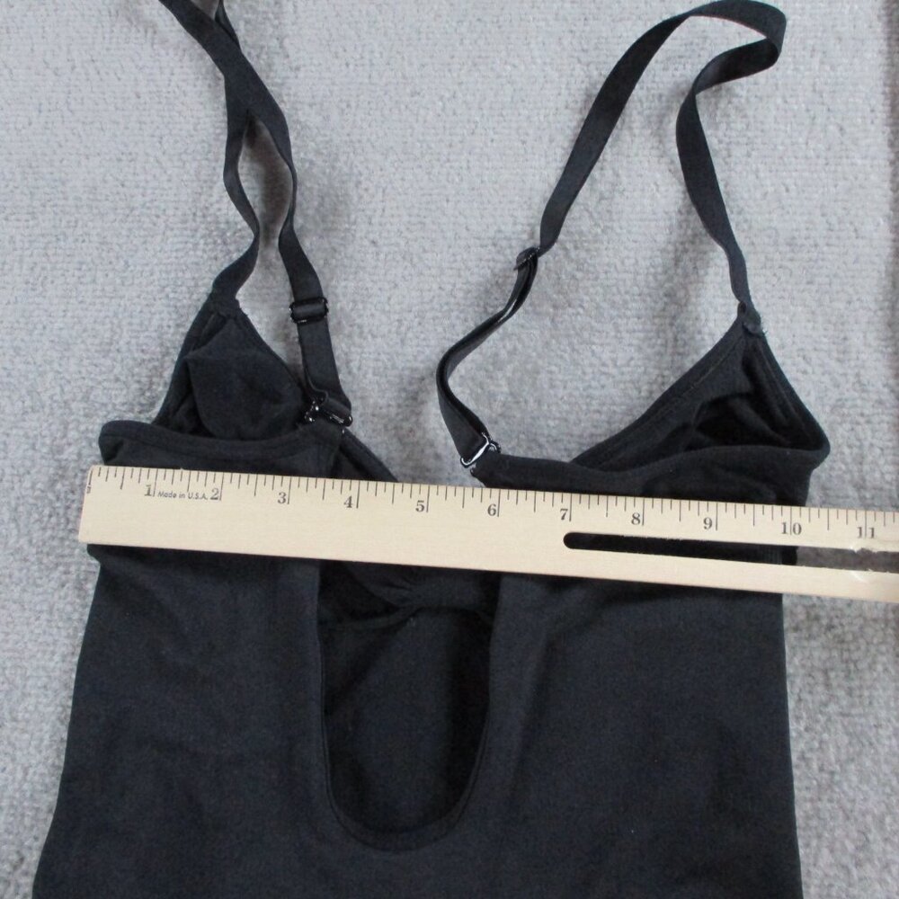 SKIMS Seamless Sculpt Mid Thigh Bodysuit Womens 2XL XXL Onyx Black Shapewear - Picture 6 of 8